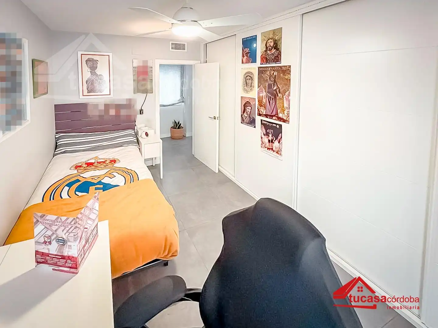 Bedroom of Flat for sale in Córdoba  with Air Conditioner and Terrace