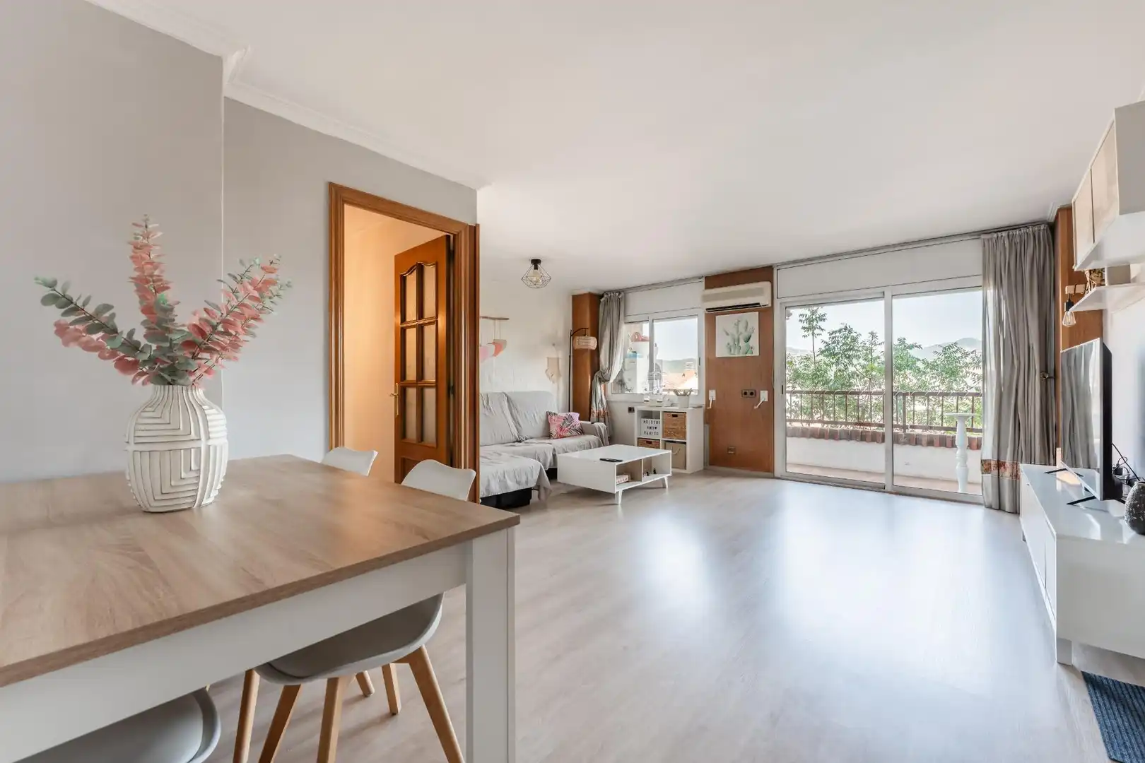 Sala d'estar de Pis en venda en Mollet del Vallès amb Aire condicionat, Calefacció i Parquet