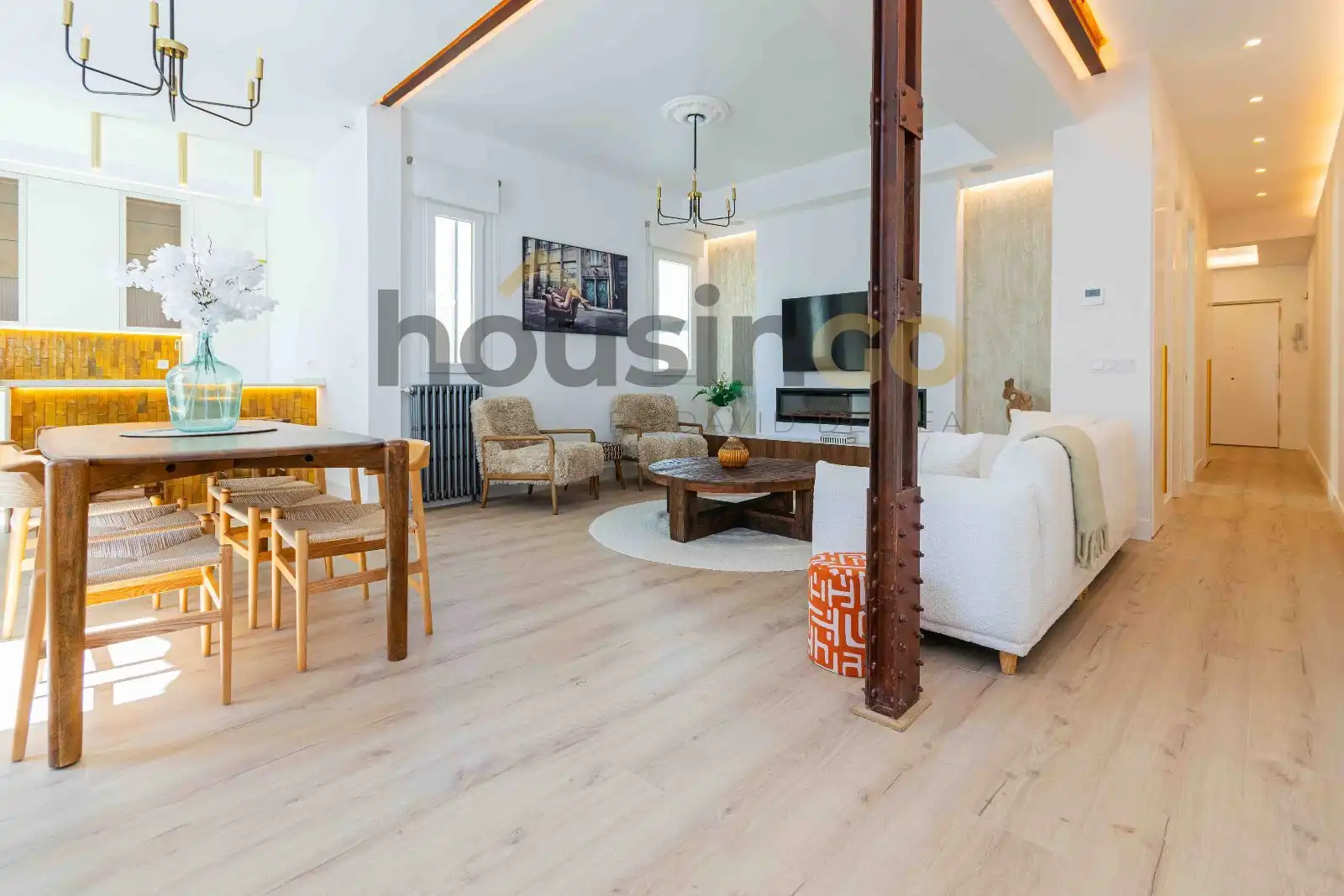 Sala de estar de Ático en venta en Madrid con Aire acondicionado, Calefacción y Terraza