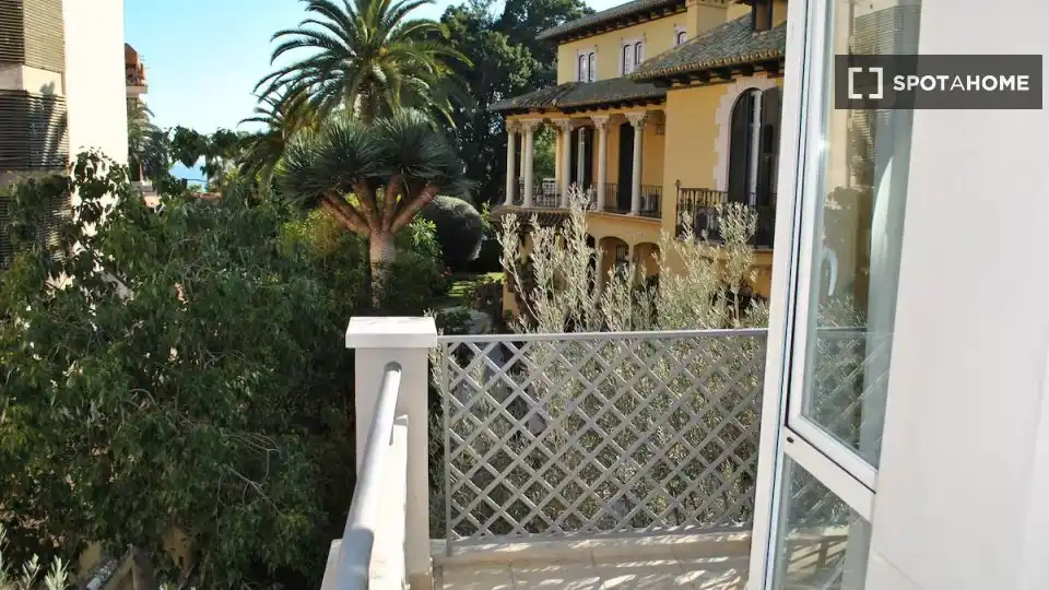 Terraza de Apartamento para compartir en Málaga con Aire acondicionado, Terraza y Amueblado