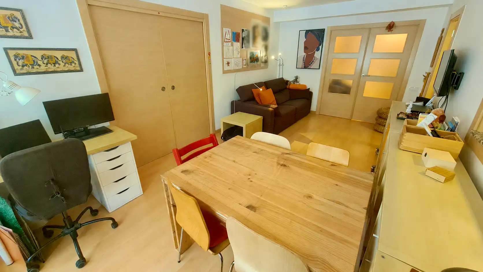 Sala de estar de Planta baja en venta en Barcelona con Aire acondicionado, Calefacción y Terraza