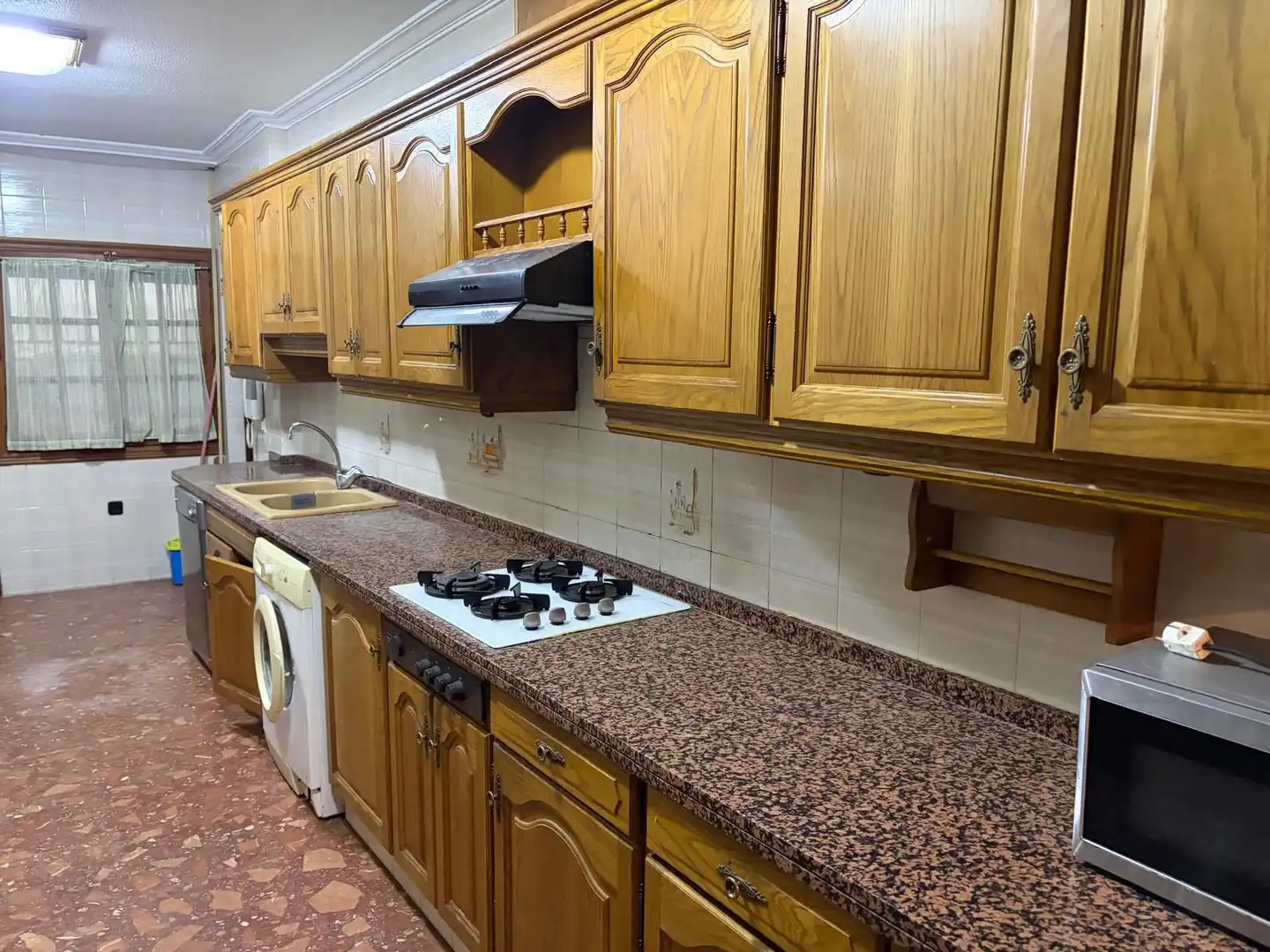 Kitchen of Flat for sale in Sax  with Terrace, Storage room and Microwave