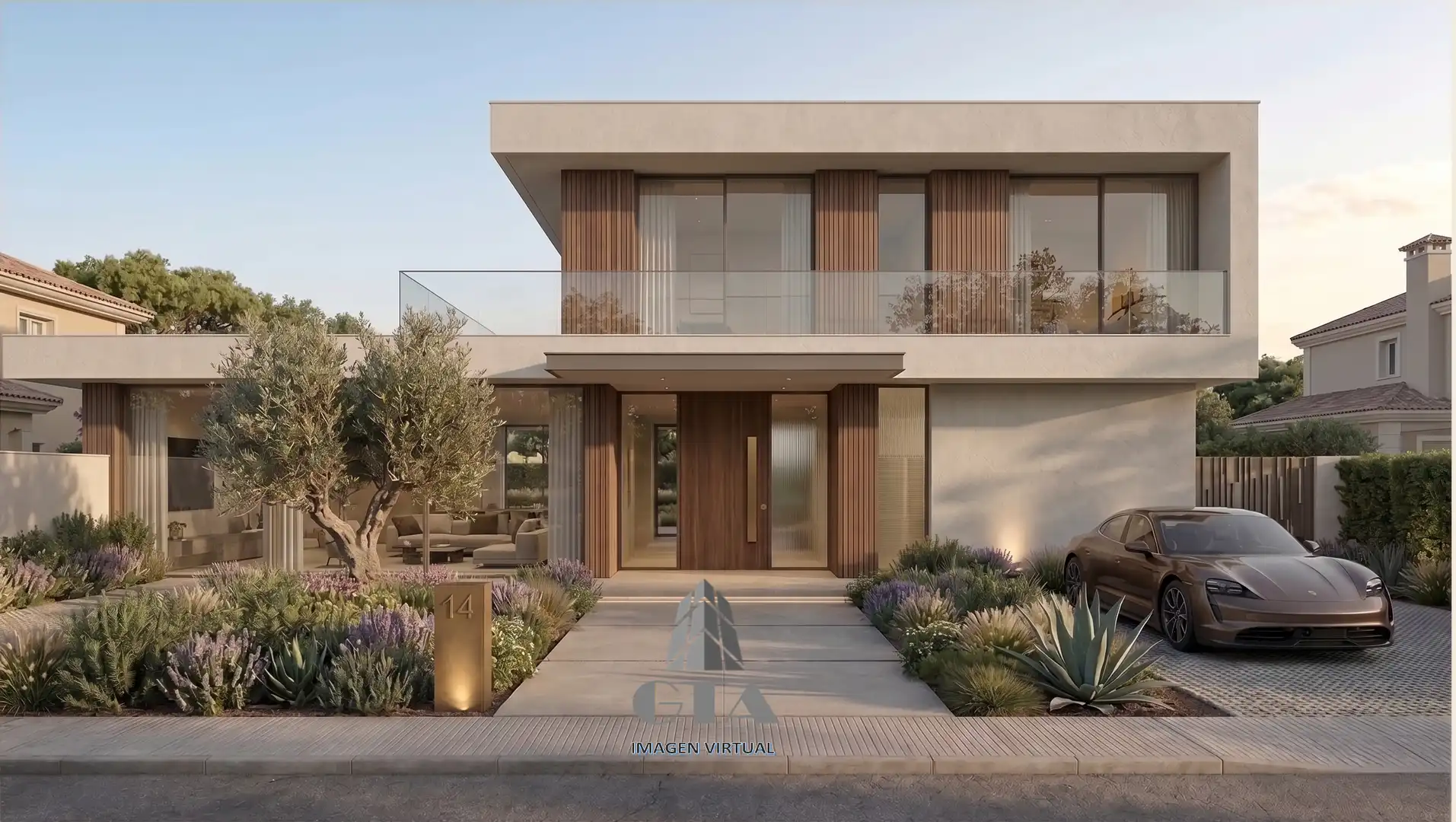 Exterior view of Residential for sale in Sant Cugat del Vallès