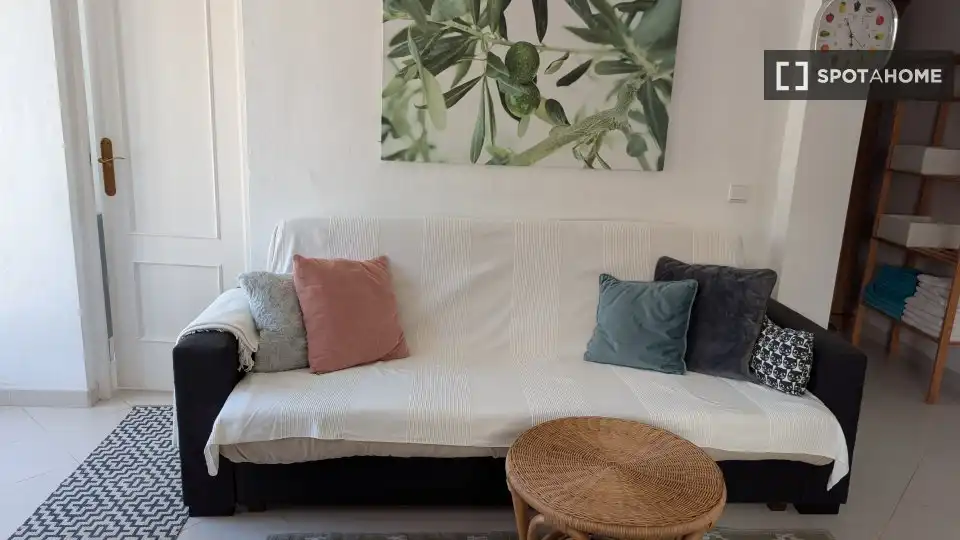 Sala d'estar de Apartament per a compartir en Callosa d'en Sarrià amb Aire condicionat, Terrassa i Moblat