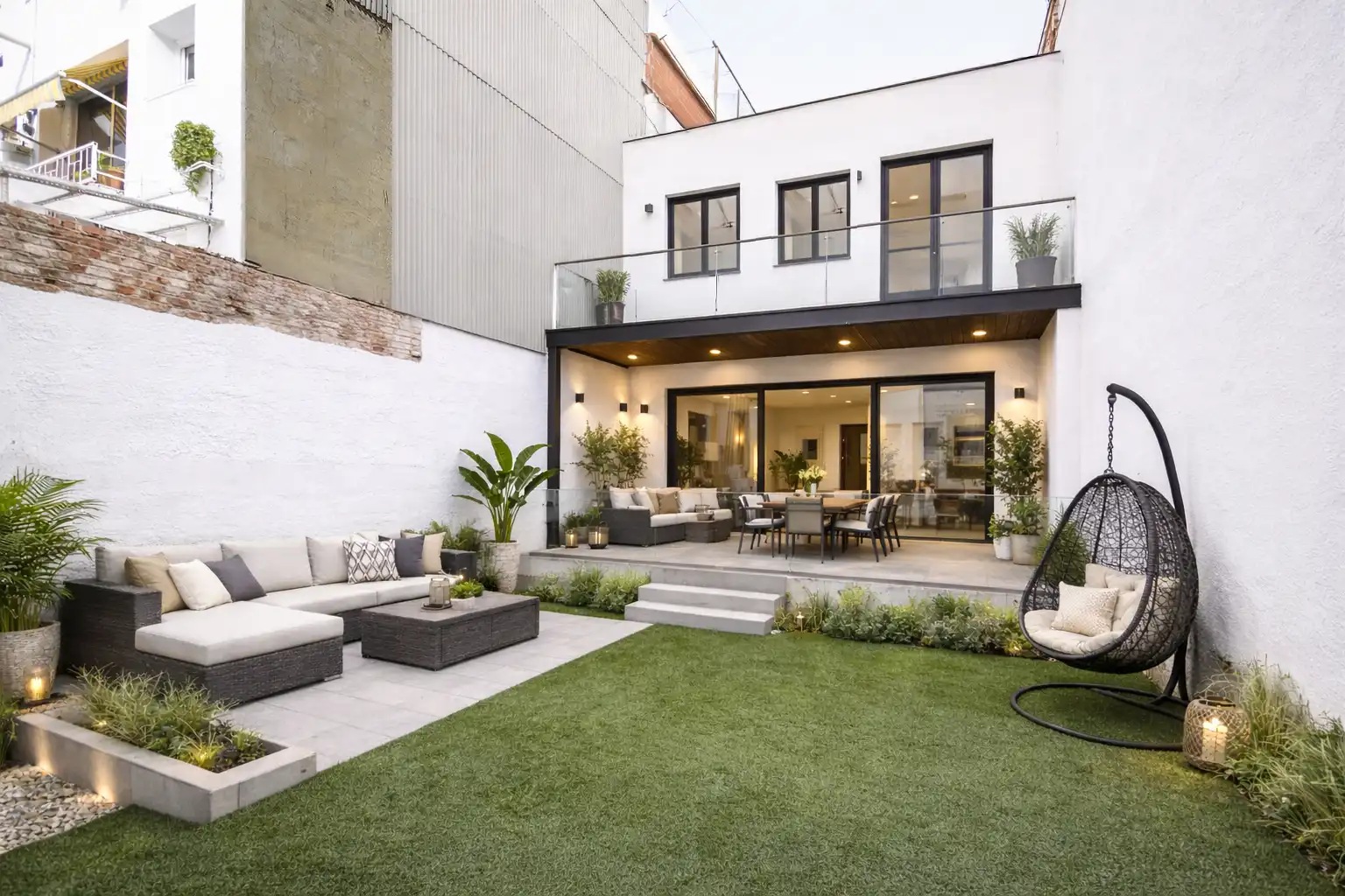 Terraza de Casa adosada en venta en Gavà con Jardín privado y Piscina