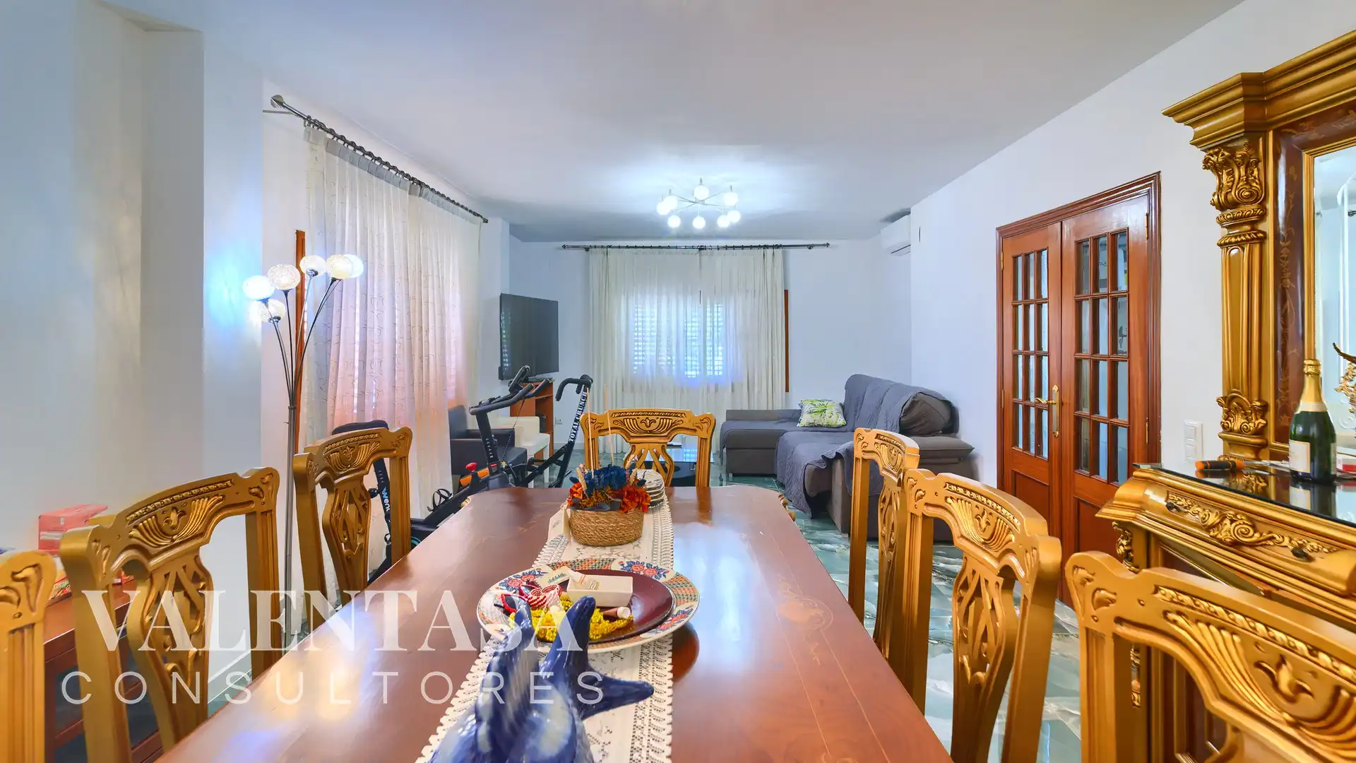 Dining room of Houses for sale in L'Eliana  with Air Conditioner, Heating and Private garden
