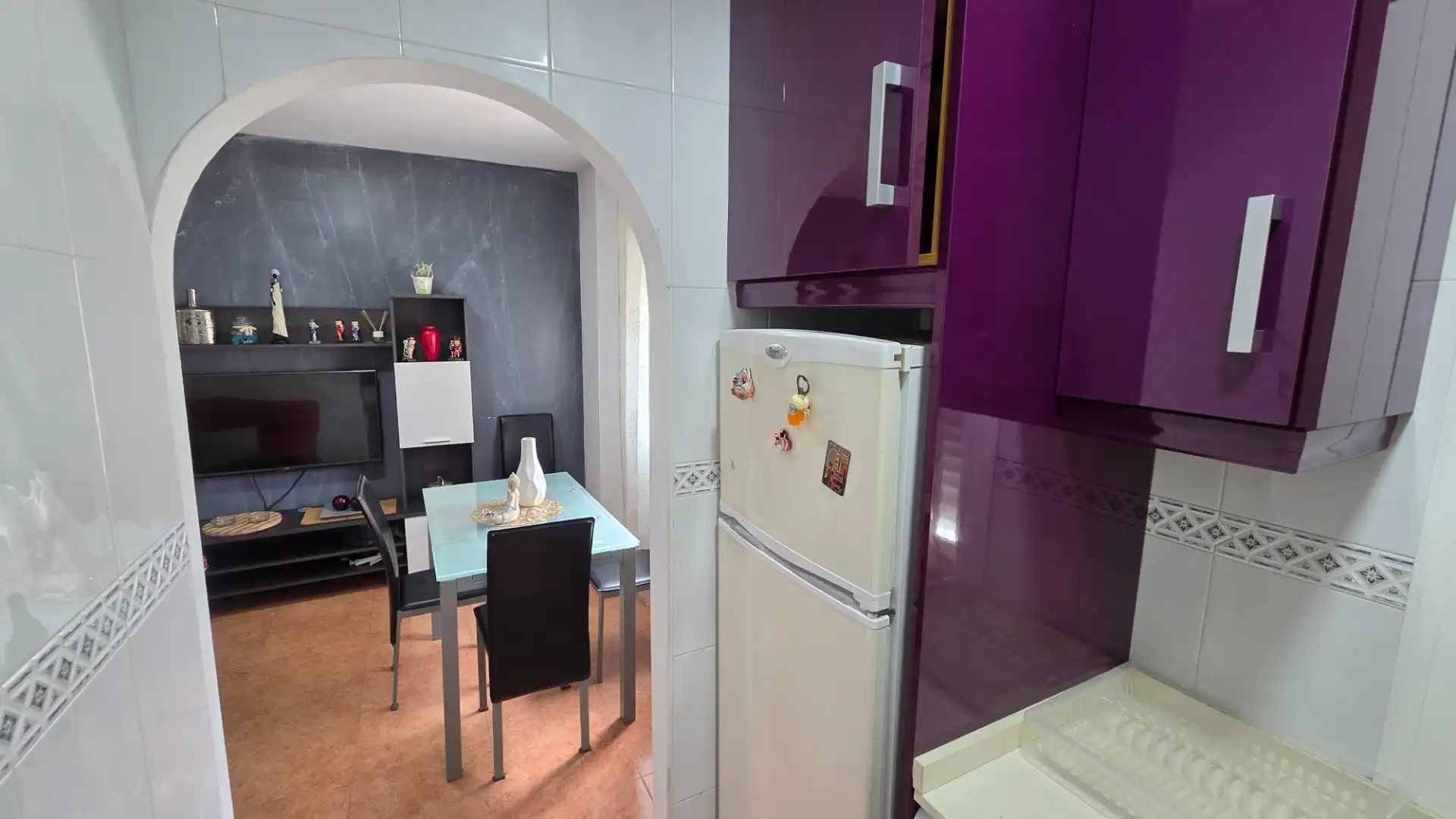 Kitchen of Apartments for sale in Garrucha  with Air Conditioner, Storage room and Furnished