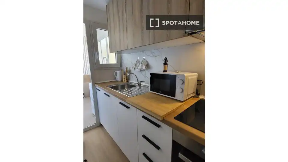Kitchen of Flat for share in Alicante / Alacant  with Air Conditioner, Heating and Furnished