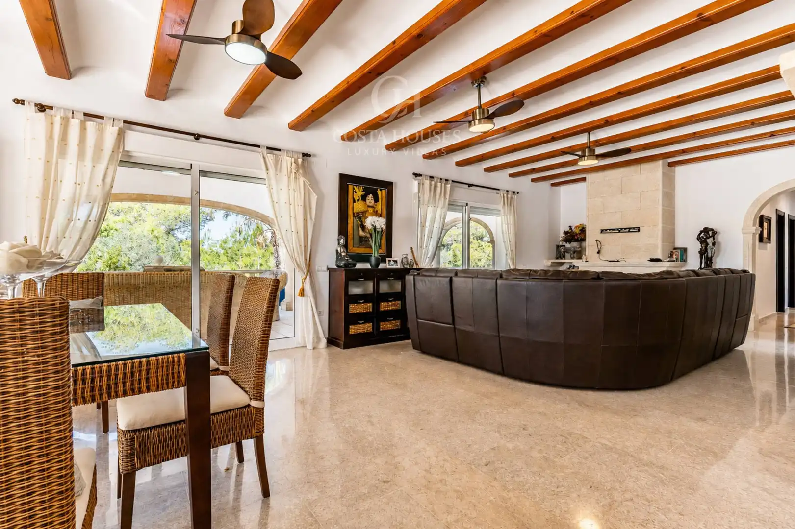 Cocina de Casa o chalet en venta en Jávea / Xàbia con Aire acondicionado, Calefacción y Jardín privado