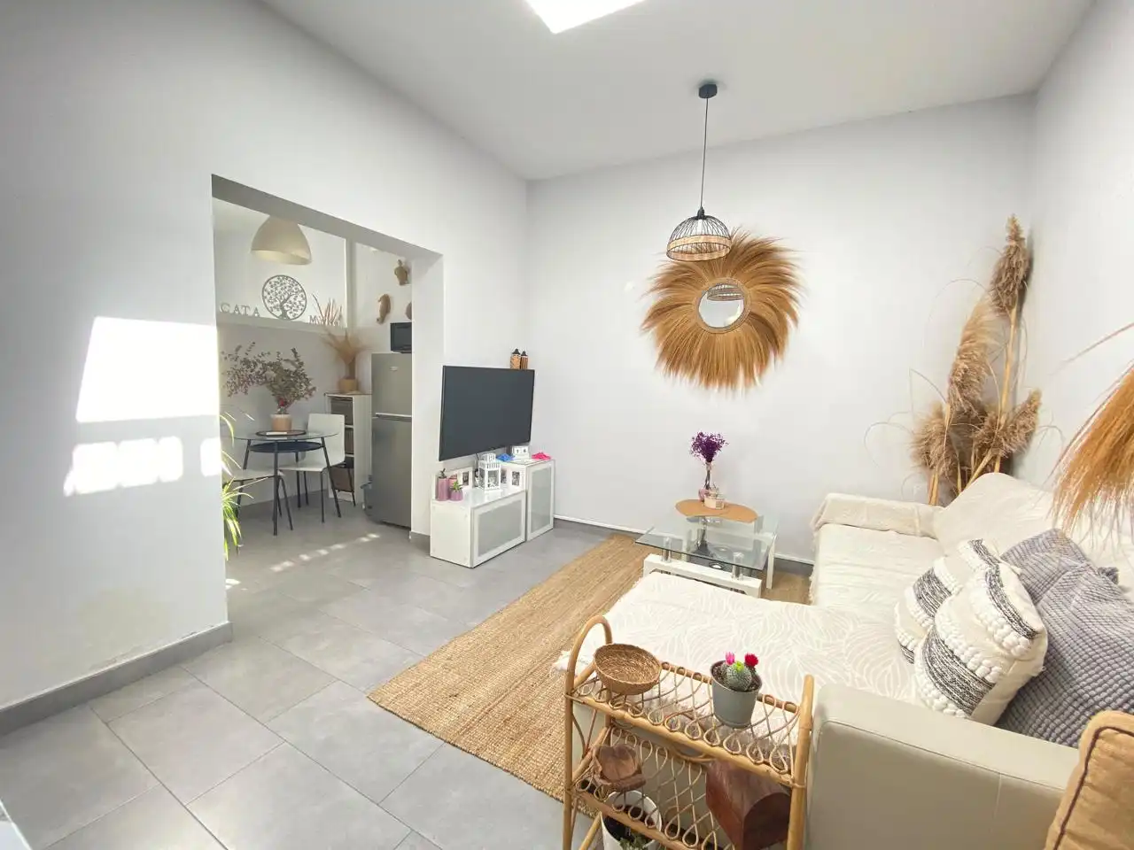Sala d'estar de Apartament en venda en Sanlúcar de Barrameda amb Aire condicionat i Terrassa
