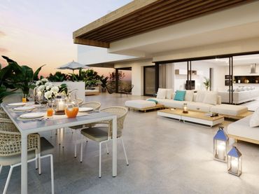 Appartement compact avec piscine à vendre à Estepona Pueblo