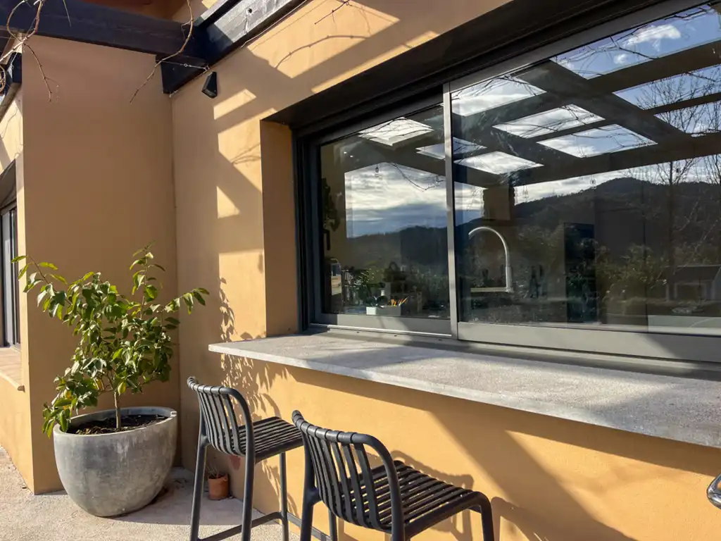 Terraza de Casa o chalet de alquiler en Sant Martí de Llémena con Aire acondicionado, Jardín privado y Trastero