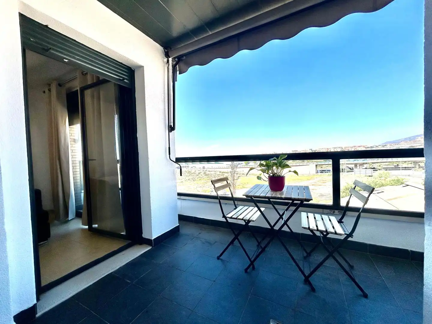 Terrace of Flat for sale in Roquetas de Mar  with Air Conditioner, Heating and Terrace