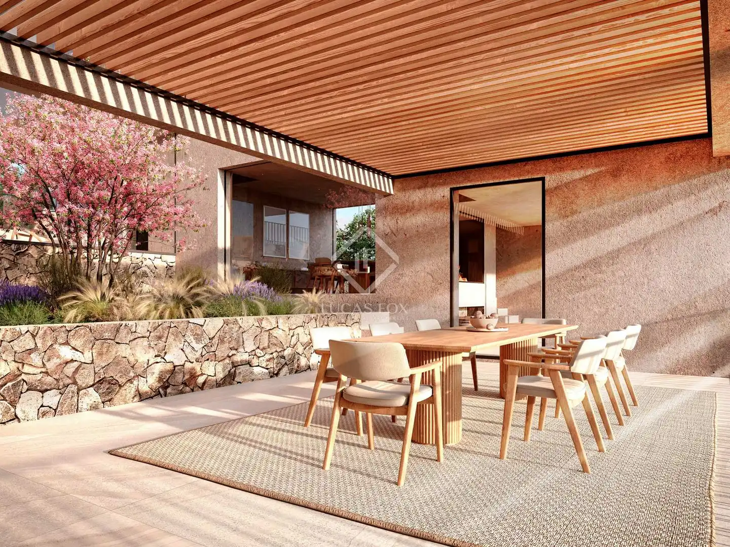 Terrassa de Casa o xalet en venda en Santa Eulària des Riu amb Aire condicionat, Jardí privat i Terrassa