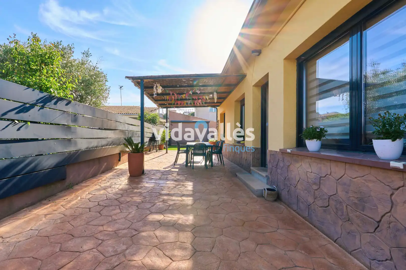 Terraza de Casa o chalet en venta en Llinars del Vallès con Aire acondicionado, Calefacción y Jardín privado
