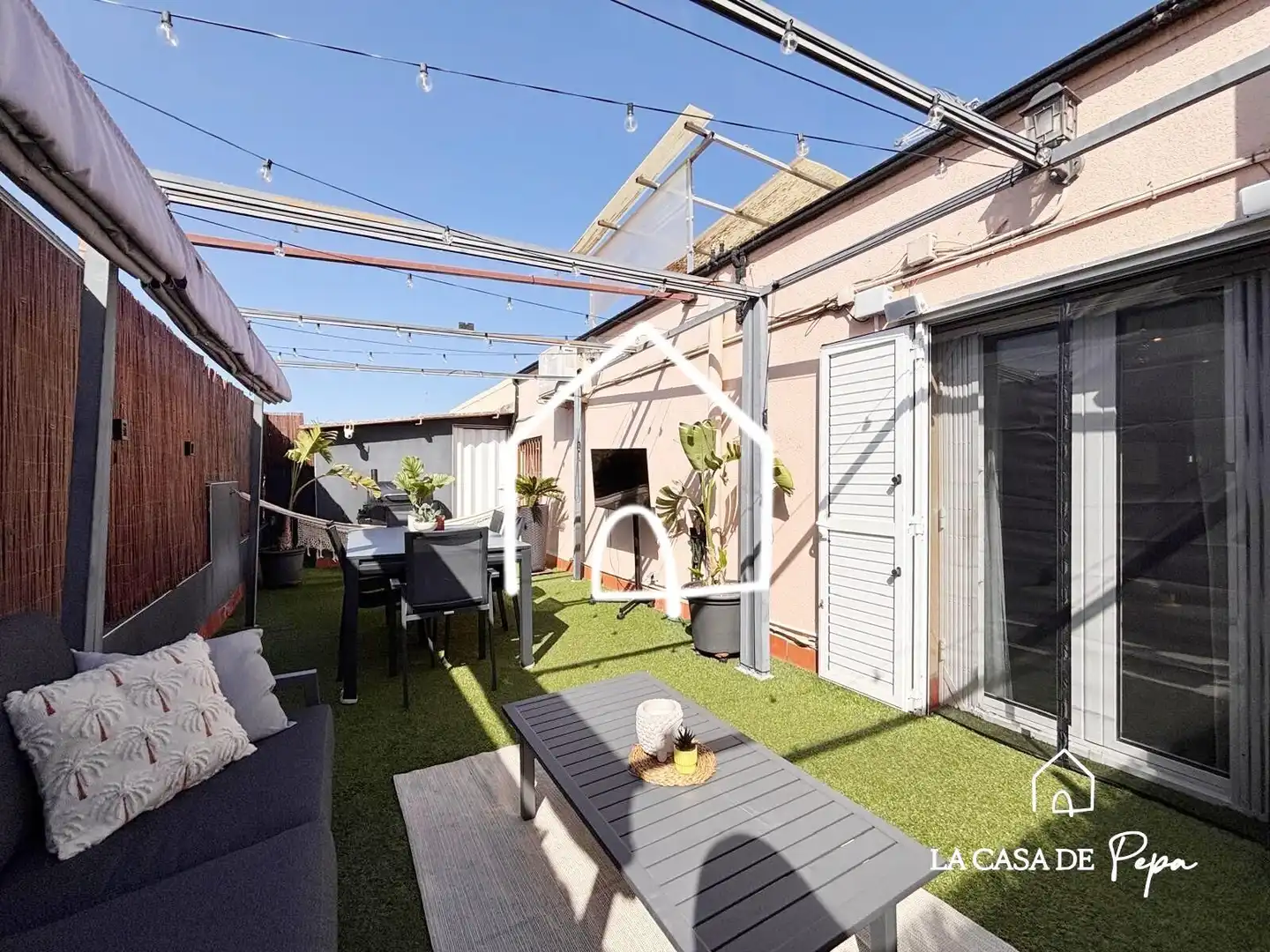 Terrasse von Dachboden zum Verkauf in Viladecans mit Klimaanlage, Heizung und Parkett
