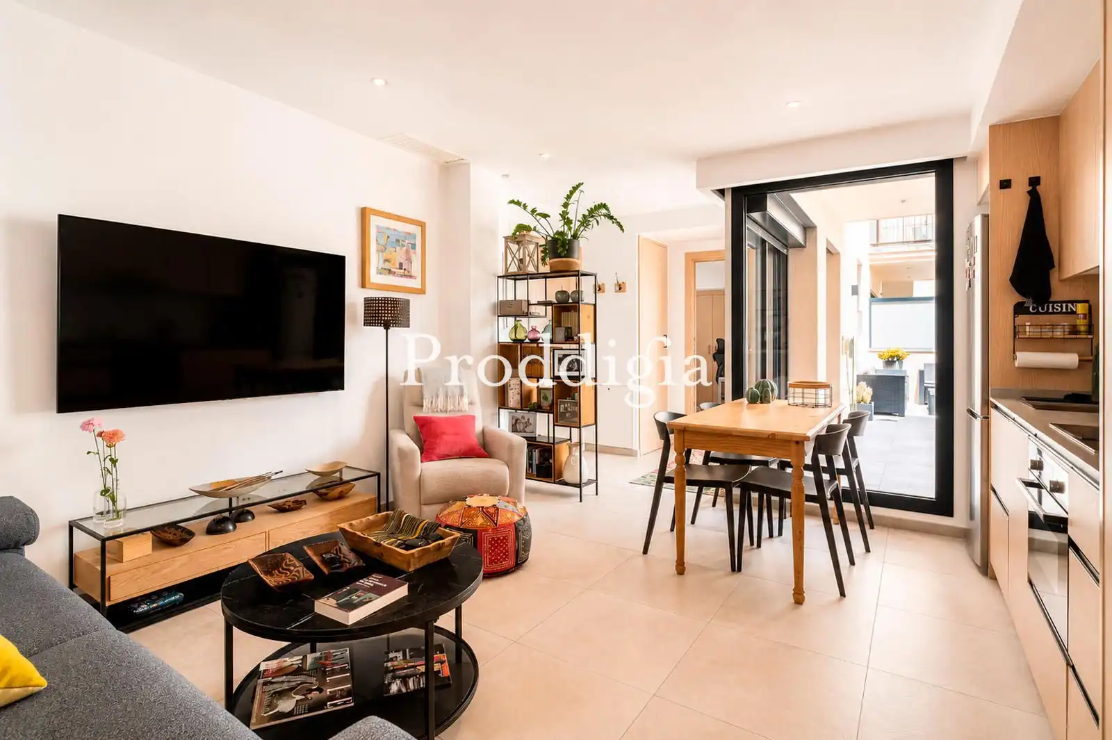 Sala de estar de Piso en venta en Sant Cugat del Vallès con Aire acondicionado, Calefacción y Terraza