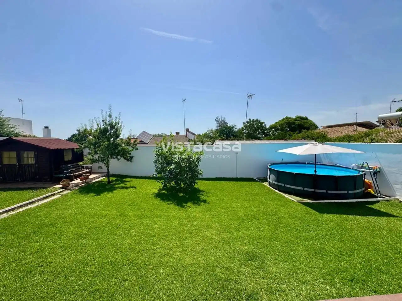Jardín de Casa o chalet en venta en Mairena del Alcor con Aire acondicionado, Calefacción y Jardín privado