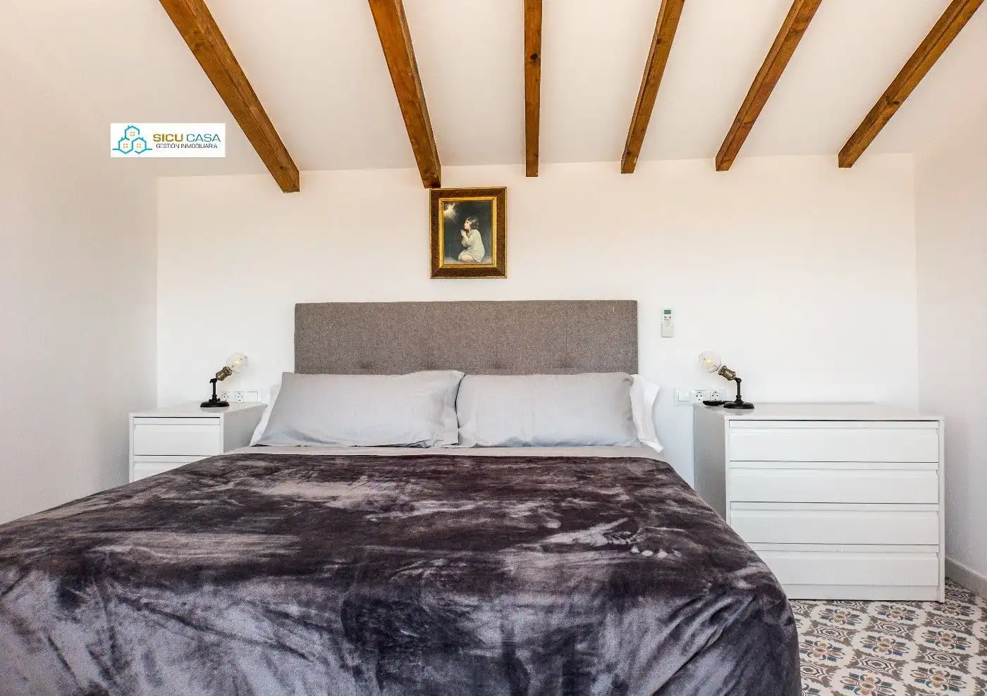 Bedroom of Houses for sale in Jijona / Xixona  with Air Conditioner, Terrace and Storage room