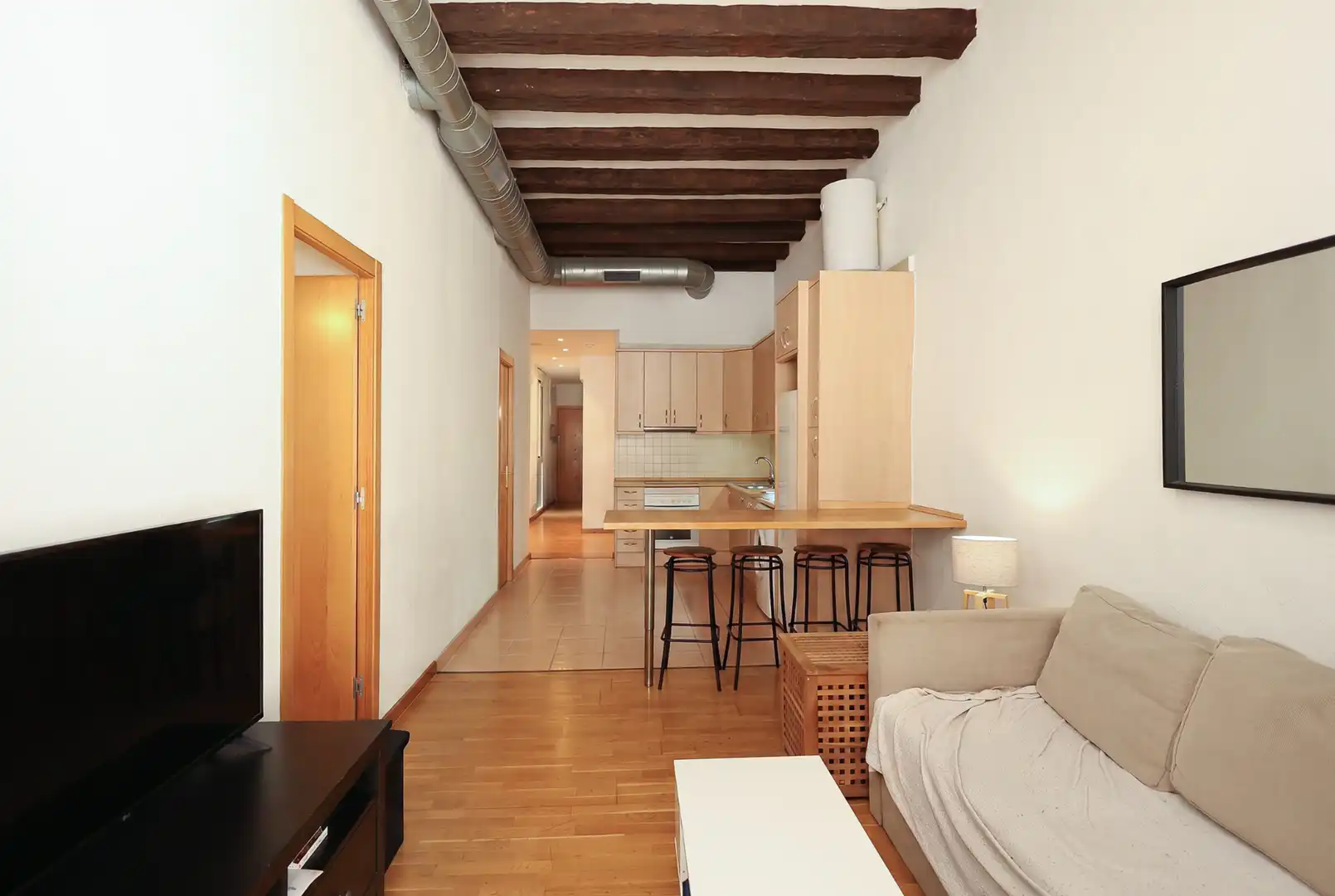 Living room of Flat for sale in Barcelona