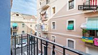 Balcony of Flat to rent in  Barcelona Capital  with Air Conditioner, Heating and Furnished