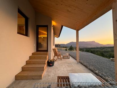 Terrasse von Haus oder Chalet zum verkauf in Jaca mit Heizung, Privatgarten und Terrasse