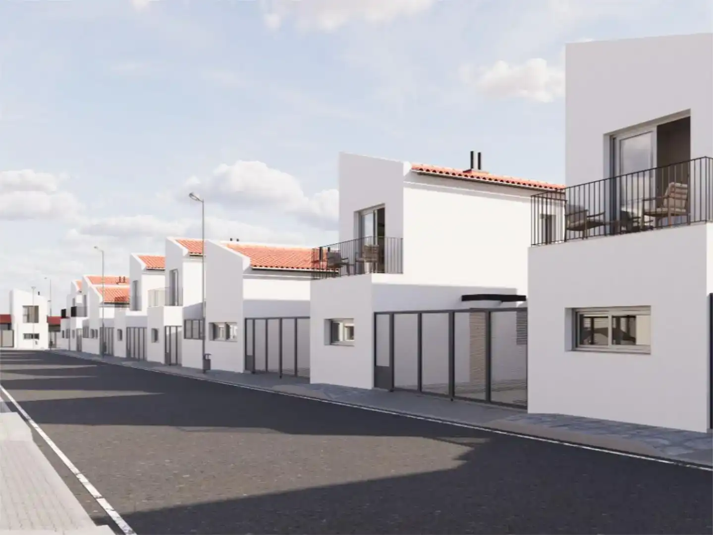 Vista exterior de Piso en venta en Mota del Cuervo con Jardín privado