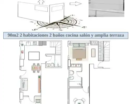 Piso en venta en Barañáin / Barañain con Parquet y Amueblado