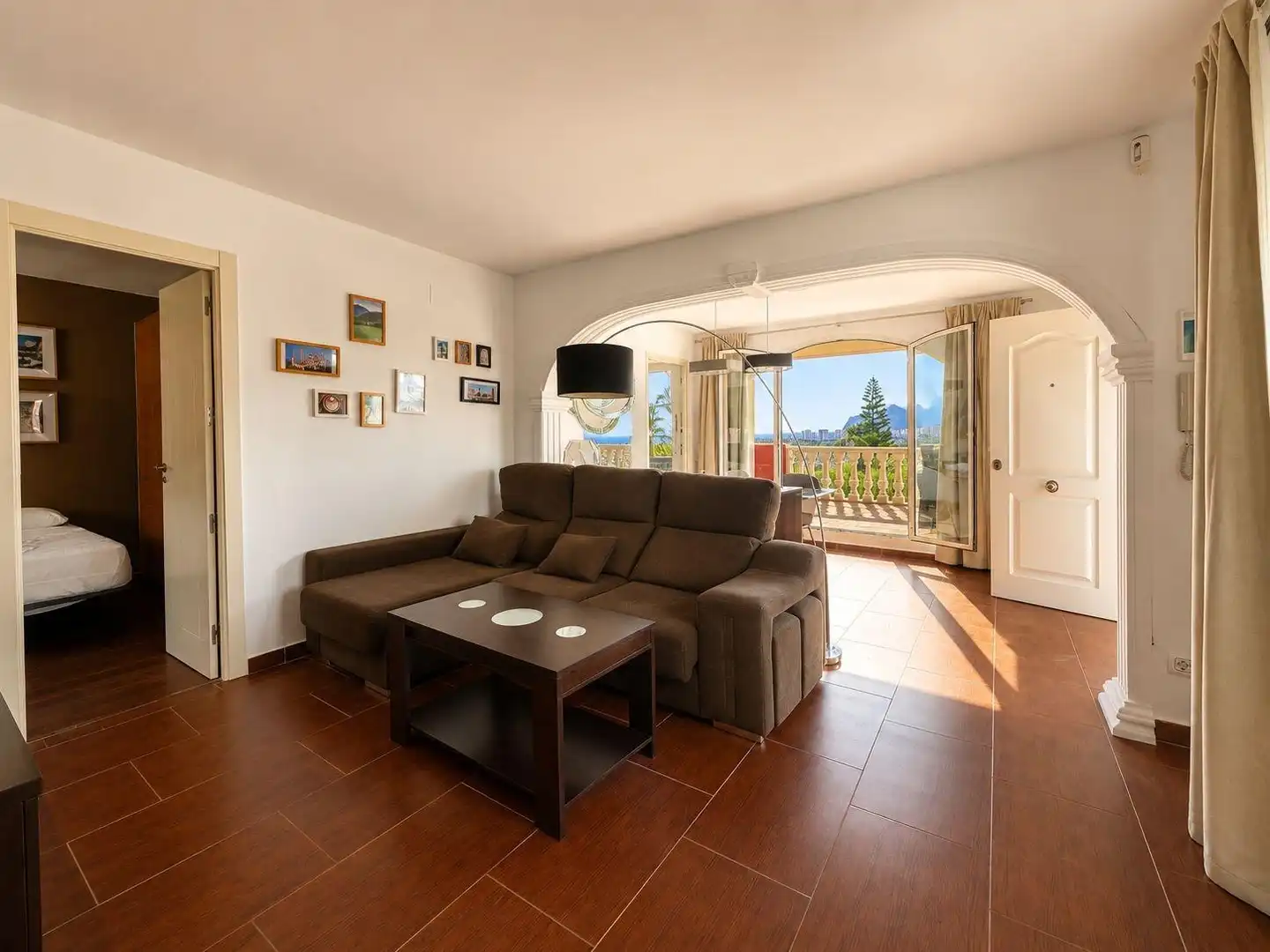 Living room of Houses for sale in Calpe / Calp  with Air Conditioner, Heating and Private garden