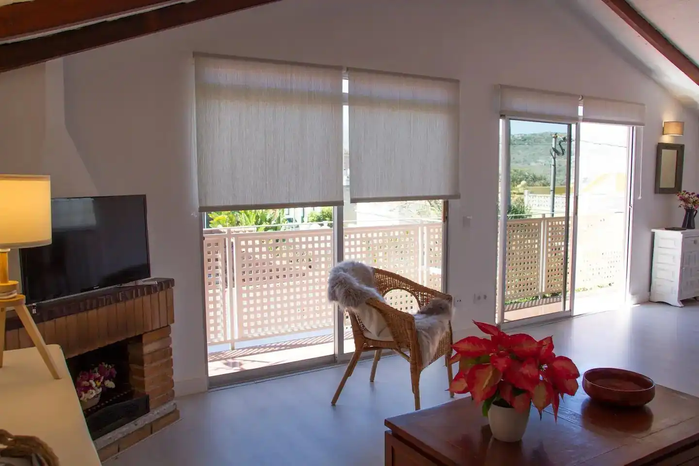Sala d'estar de Pis de lloguer en Santa Brígida amb Terrassa i Moblat