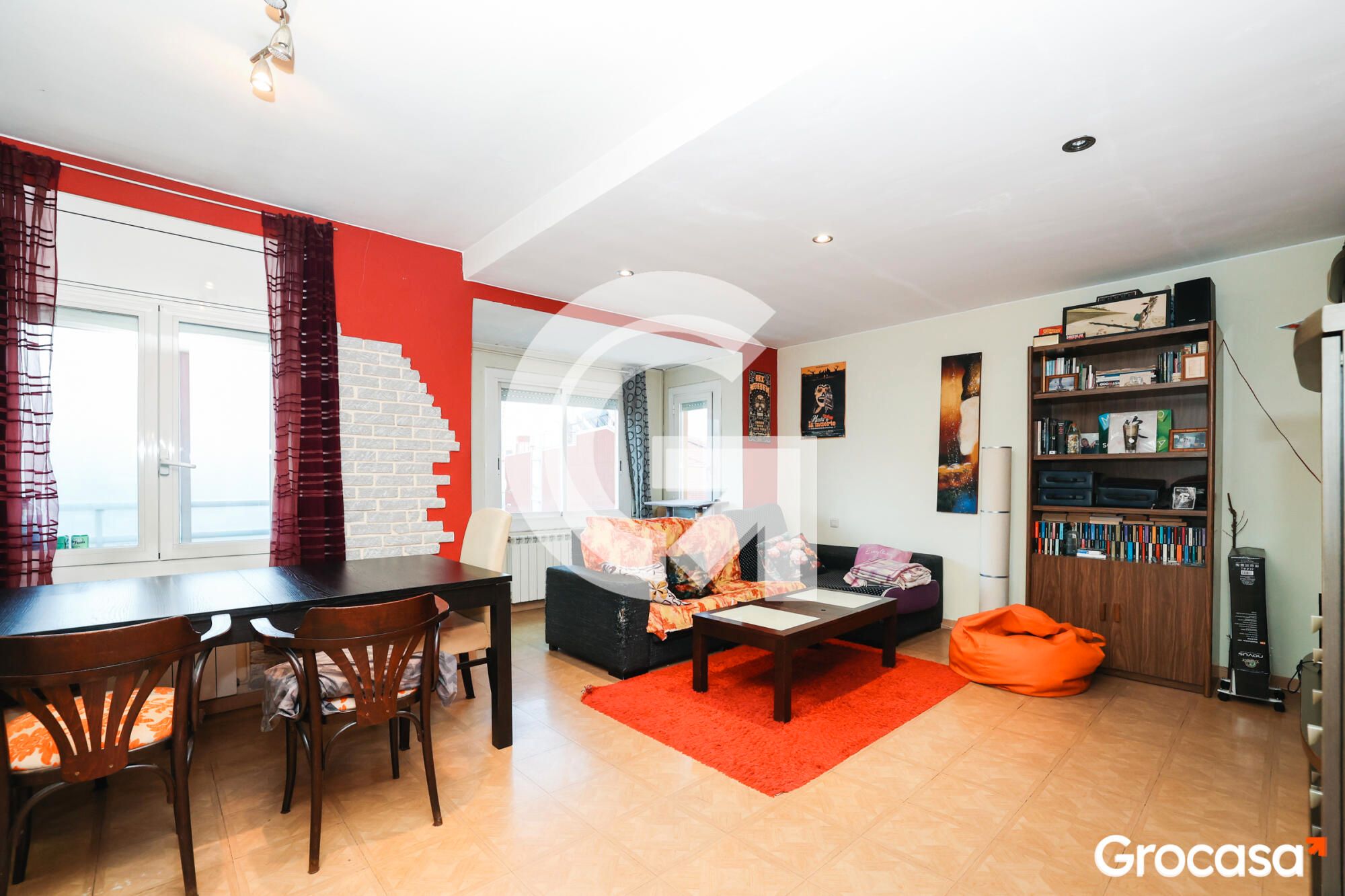 Living room of Flat for sale in Terrassa  with Heating, Storage room and Oven