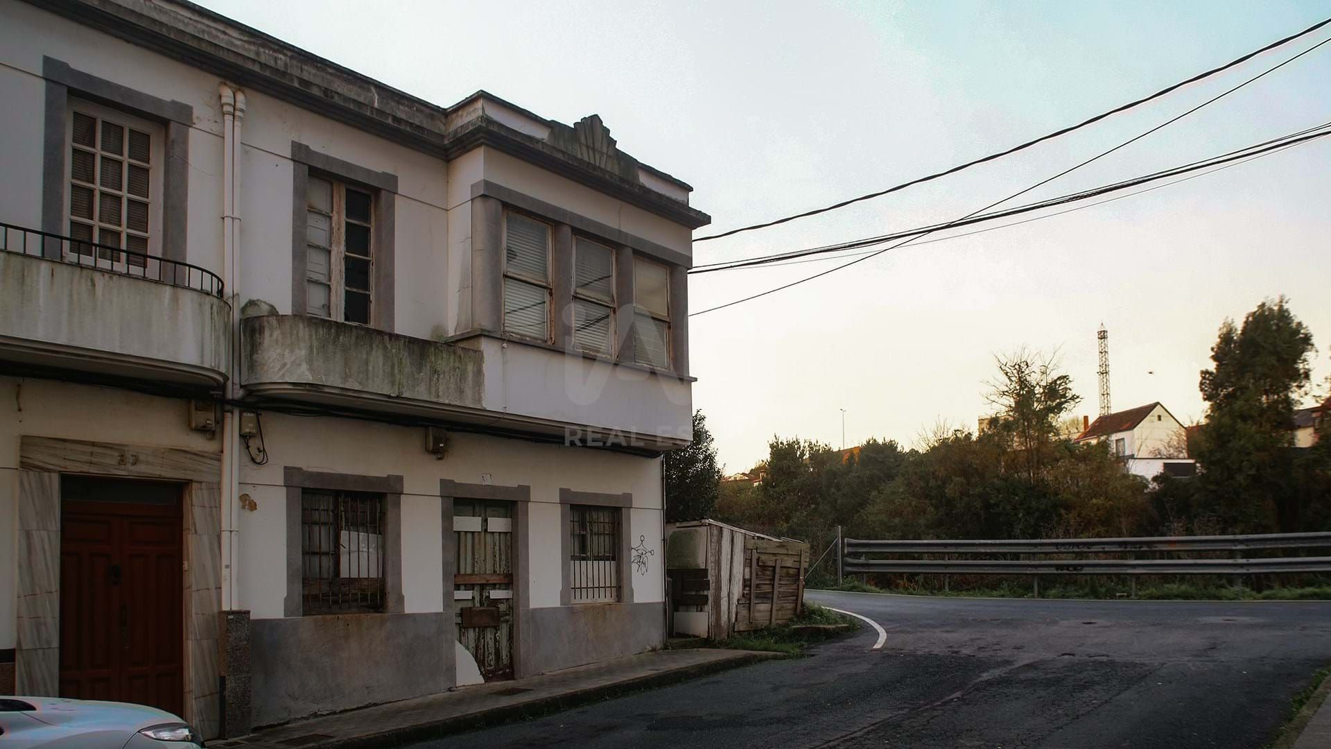 Exterior view of Single-family semi-detached for sale in Ferrol
