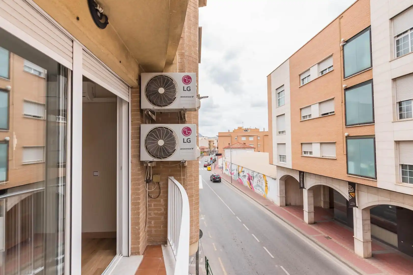 Terrasse von Wohnung zum Verkauf in Santomera mit Klimaanlage, Privatgarten und Abstellraum