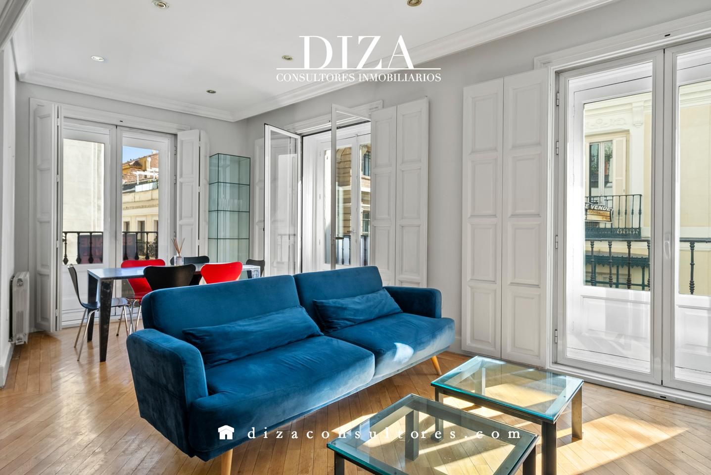 Exterior view of Flat for sale in  Madrid Capital  with Air Conditioner, Heating and Balcony