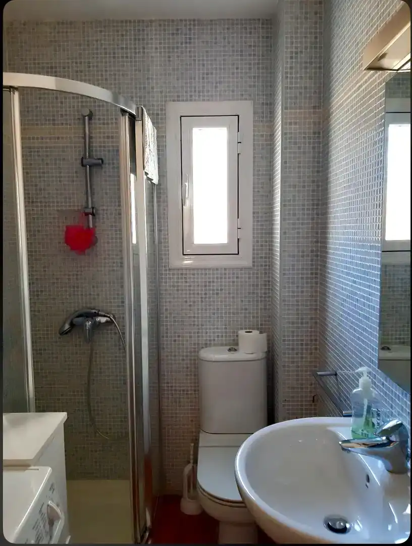 Baño de Casa o chalet de alquiler en Mazarrón con Aire acondicionado, Jardín privado y Trastero