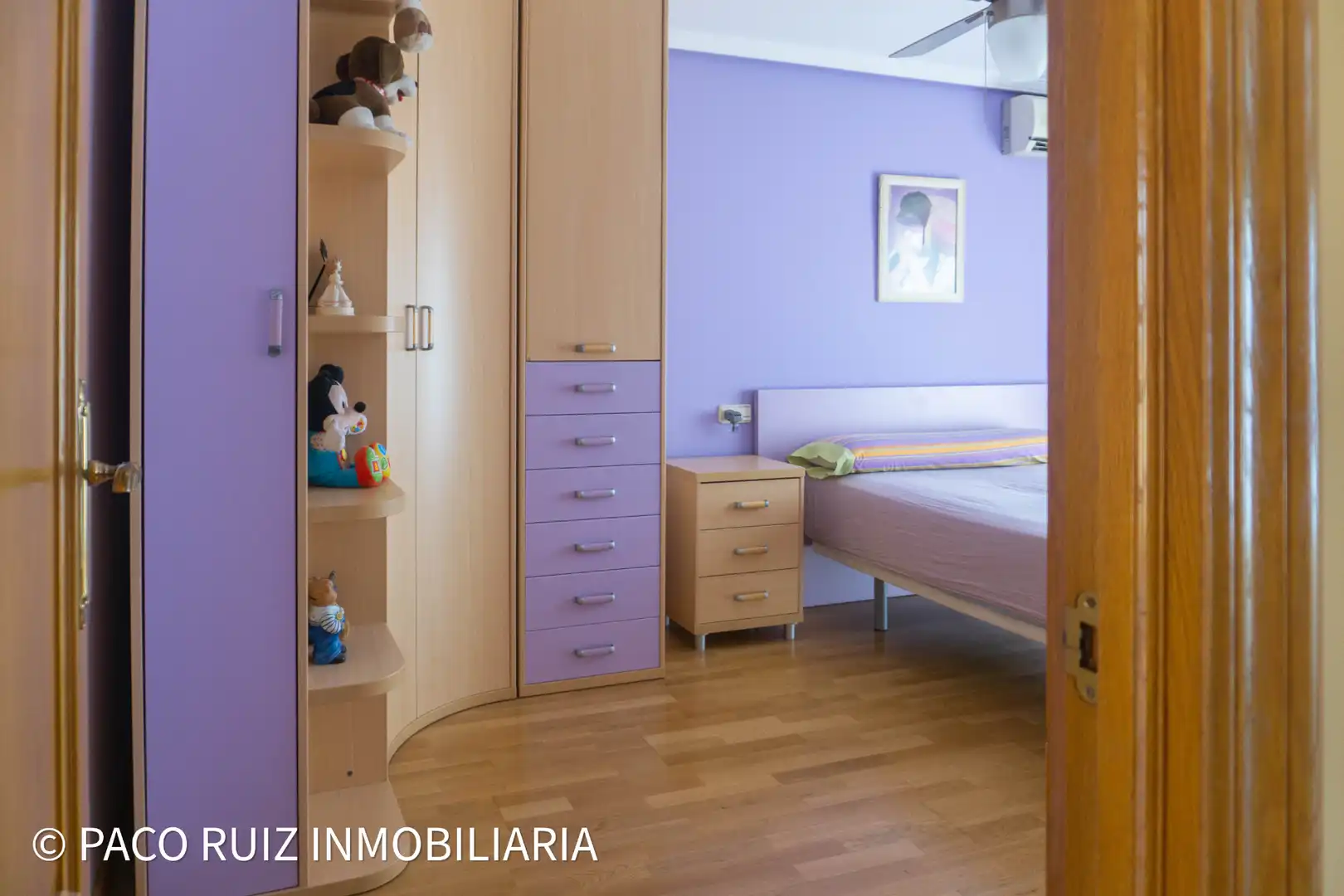 Habitación de Casa adosada de alquiler en Almería con Aire acondicionado, Terraza y Amueblado