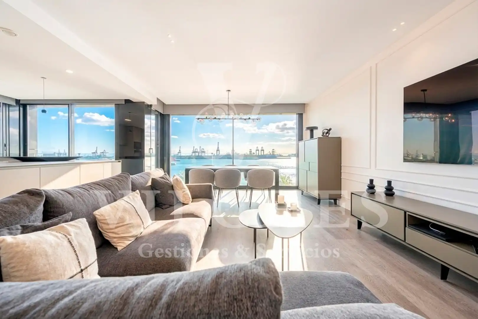 Sala de estar de Piso de alquiler en Las Palmas de Gran Canaria con Trastero y Amueblado