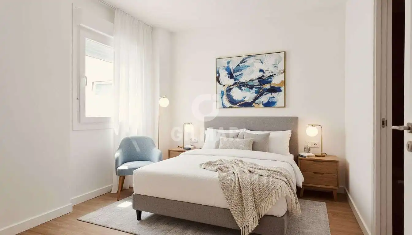 Bedroom of Flat for sale in Fuengirola  with Heating, Private garden and Storage room