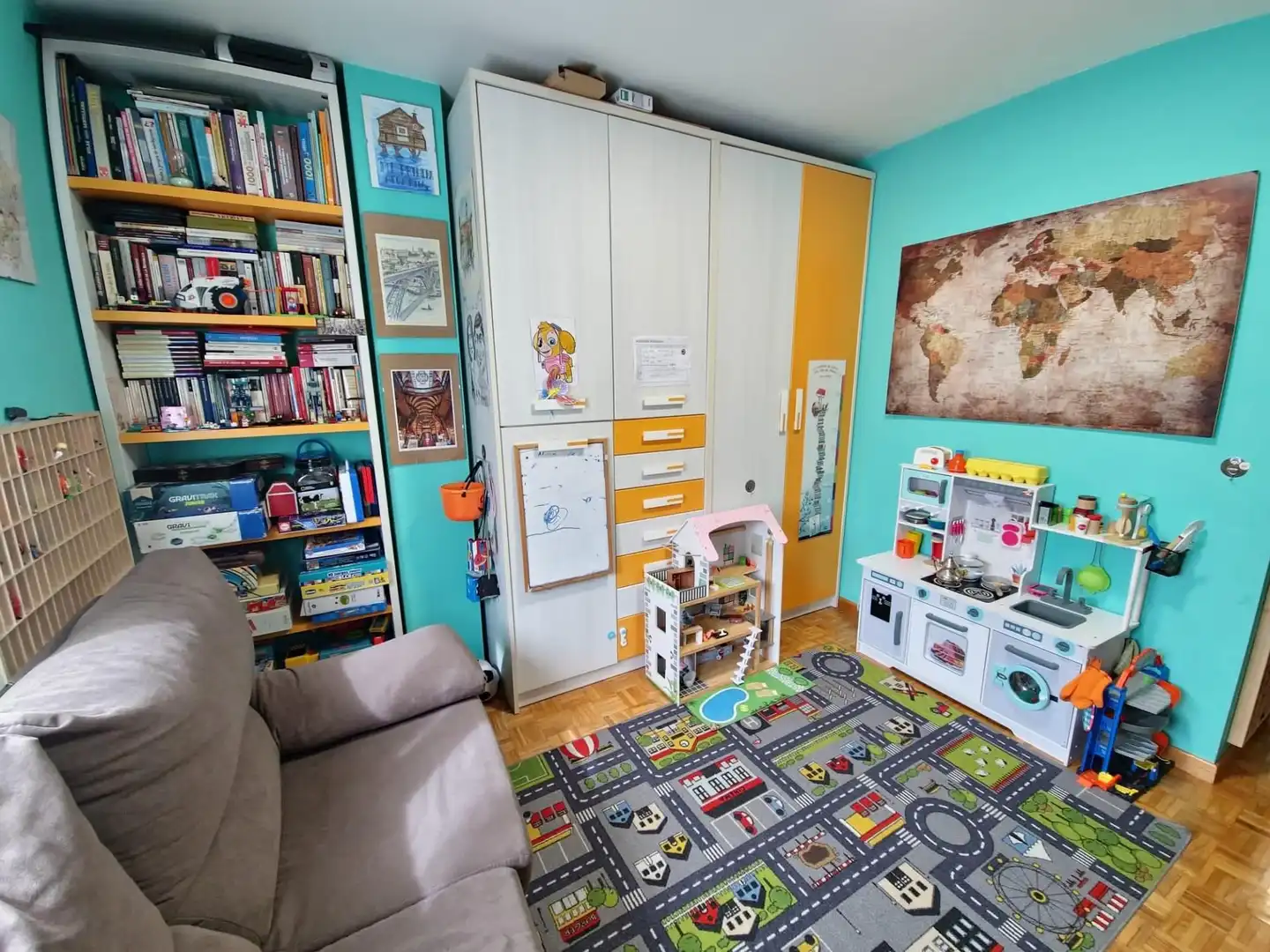 Wohnzimmer von Wohnung zum Verkauf in Fabero mit Heizung