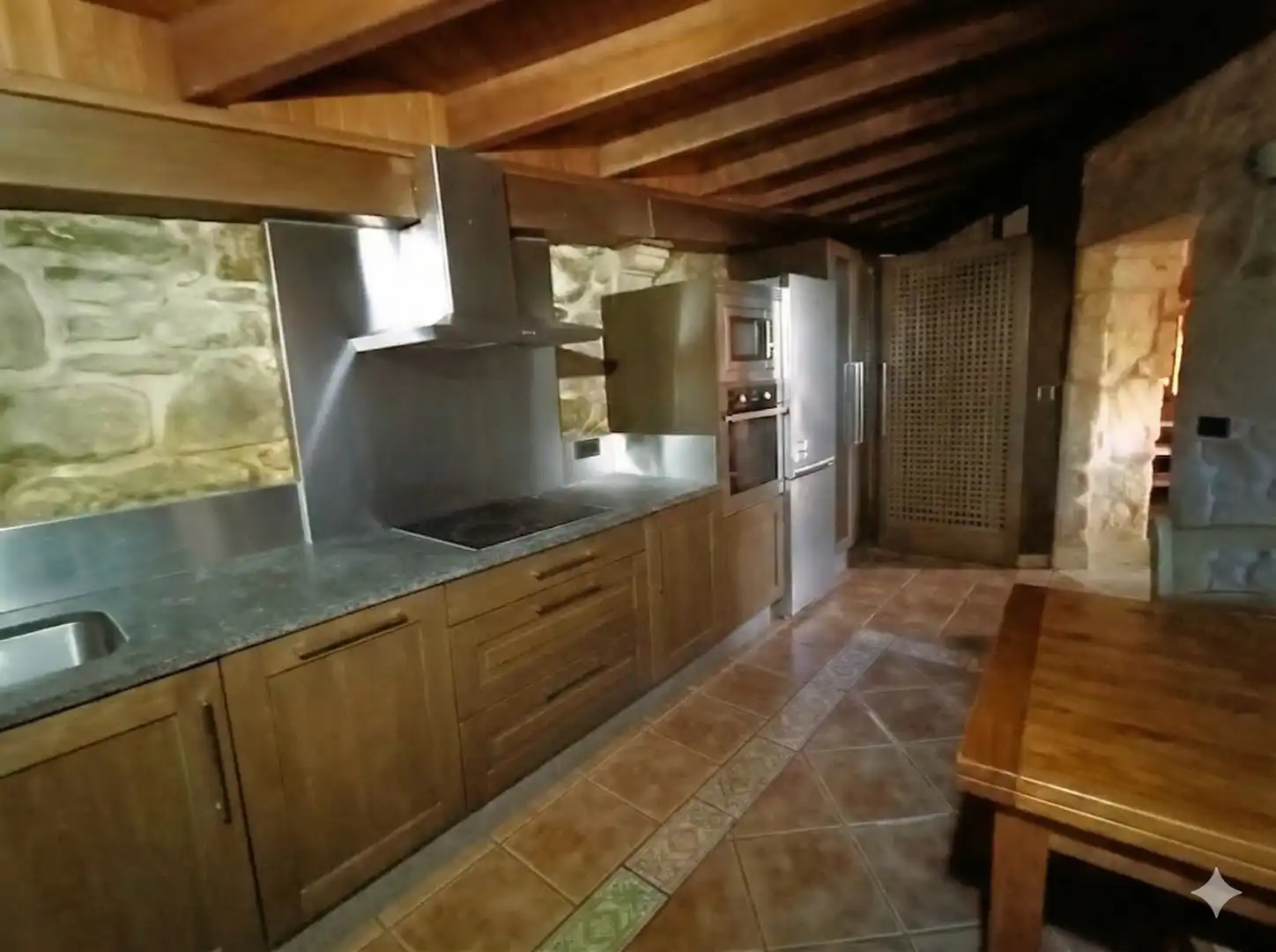 Cocina de Casa o chalet en venta en Noia con Calefacción, Jardín privado y Terraza