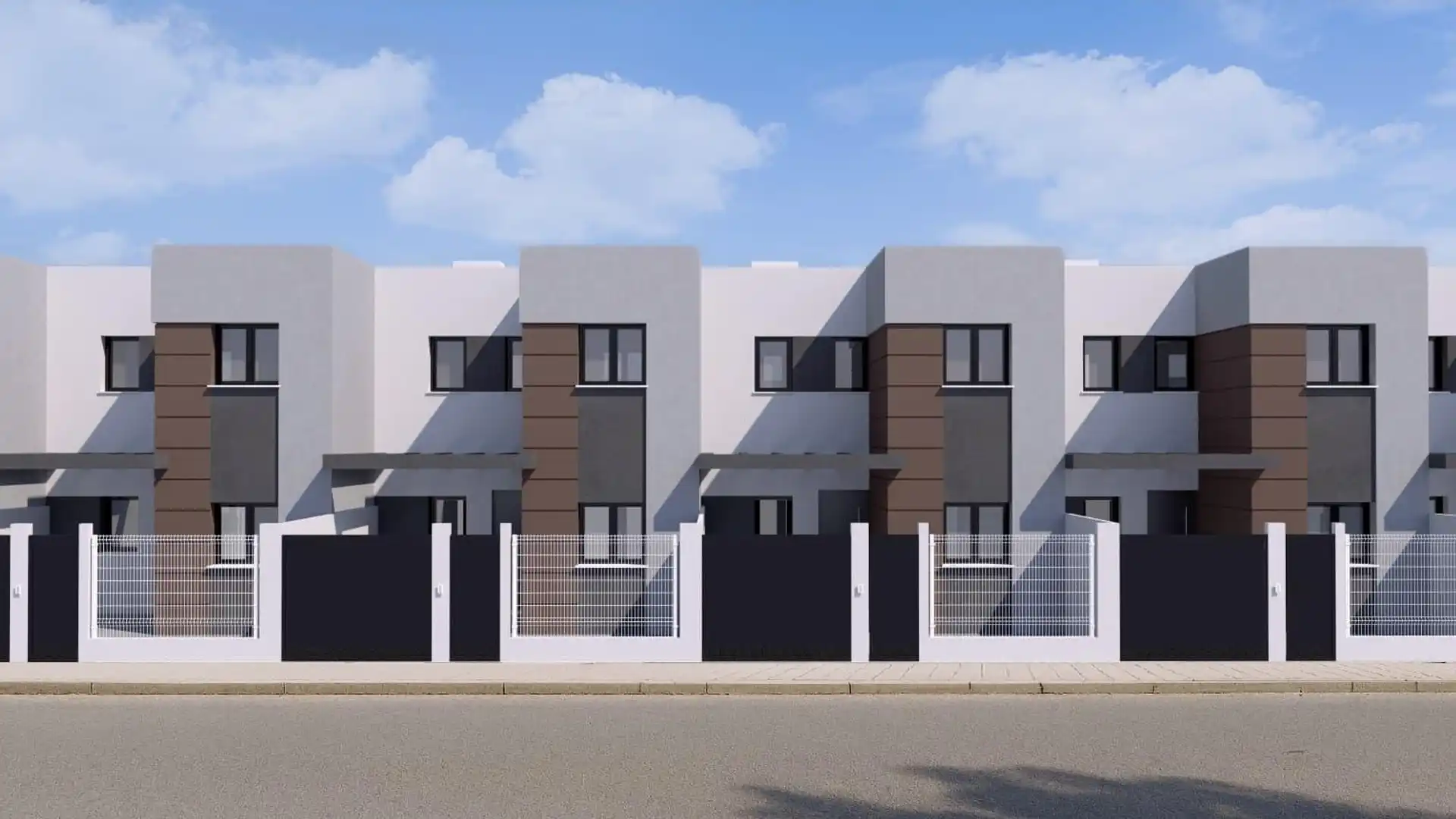 Vista exterior de Casa adosada en venta en Jun con Calefacción, Jardín privado y Terraza