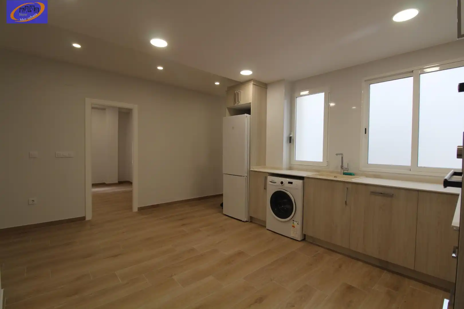 Cocina de Piso de alquiler en Valencia con Parquet