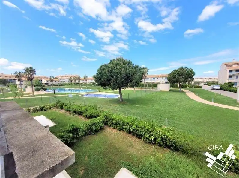 Jardín de Piso en venta en San Jorge / Sant Jordi con Aire acondicionado, Terraza y Amueblado