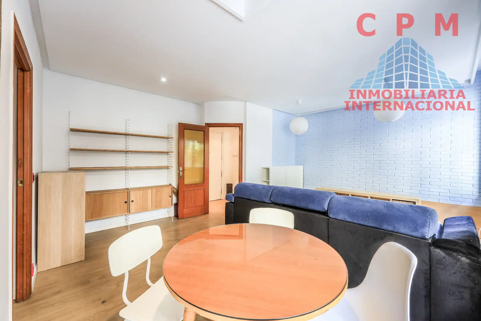 Sala de estar de Piso de alquiler en Madrid con Calefacción, Parquet y Amueblado