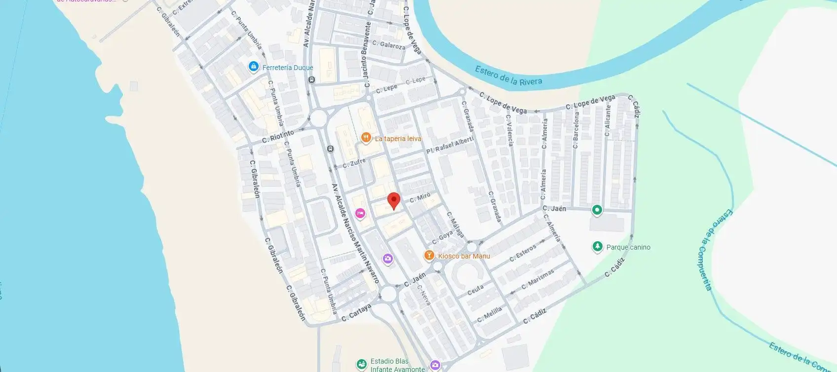 Vista exterior de Piso en venta en Ayamonte