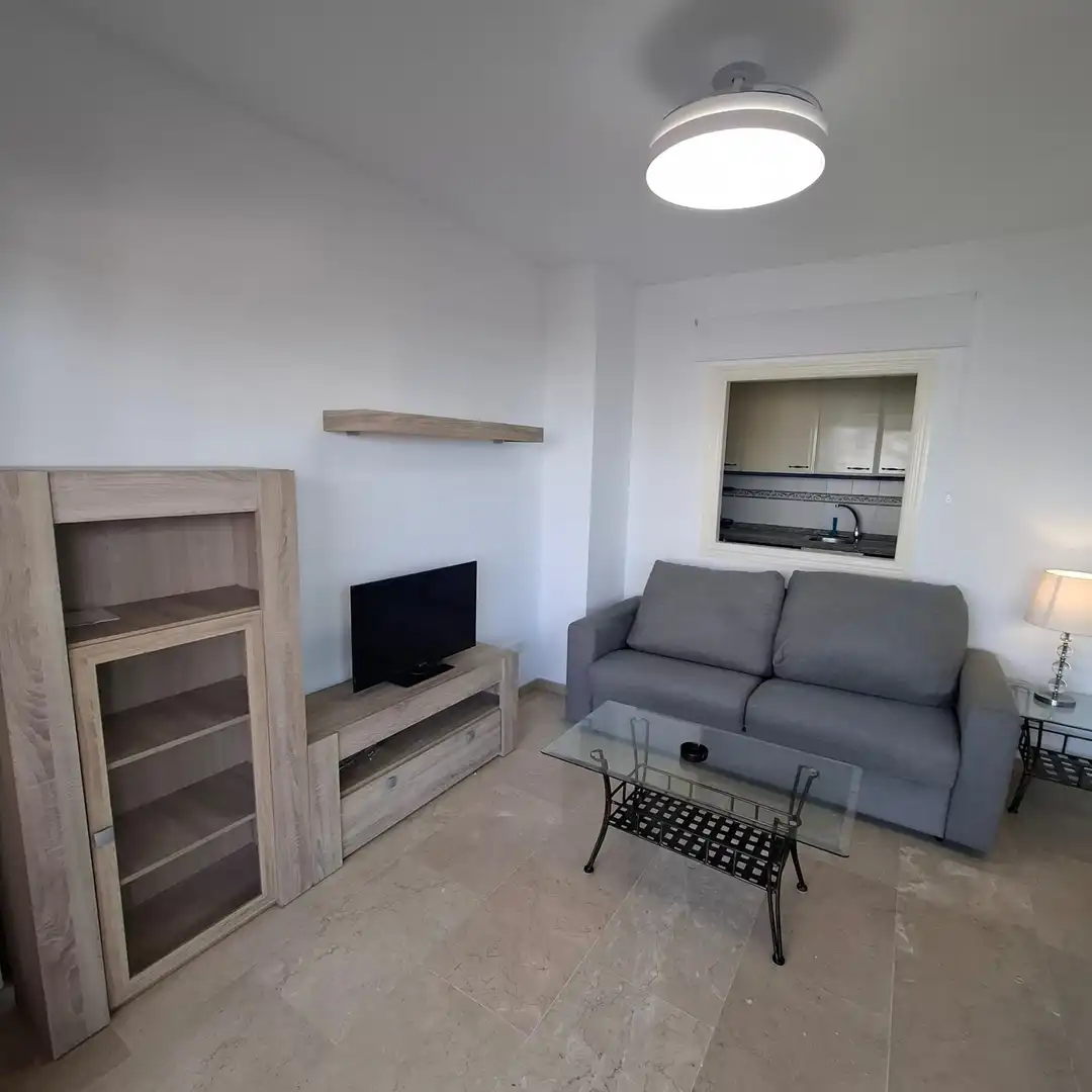 Sala d'estar de Apartament en venda en Manilva amb Aire condicionat, Calefacció i Terrassa