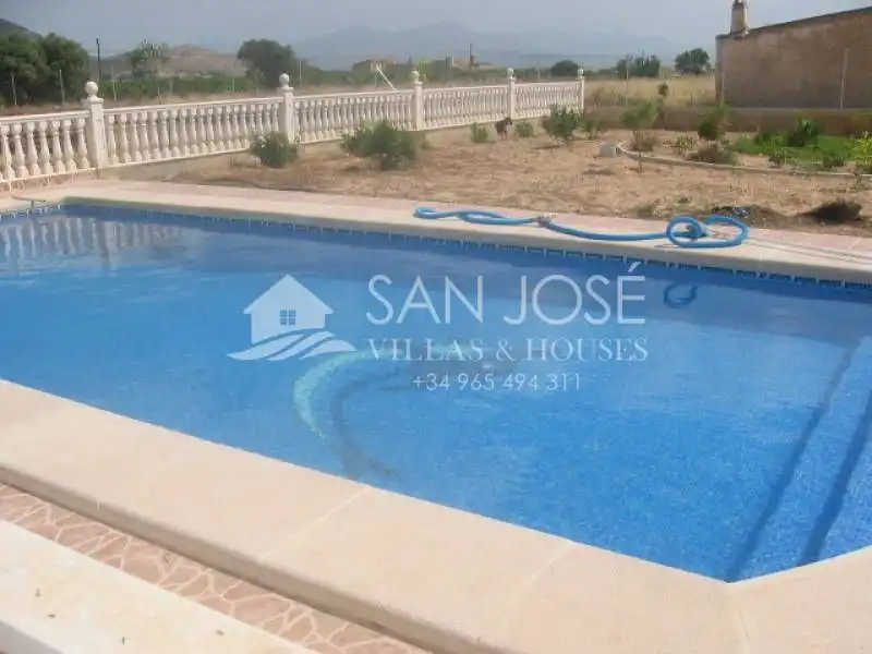 Detached house with pool for sale in Aspe Centro