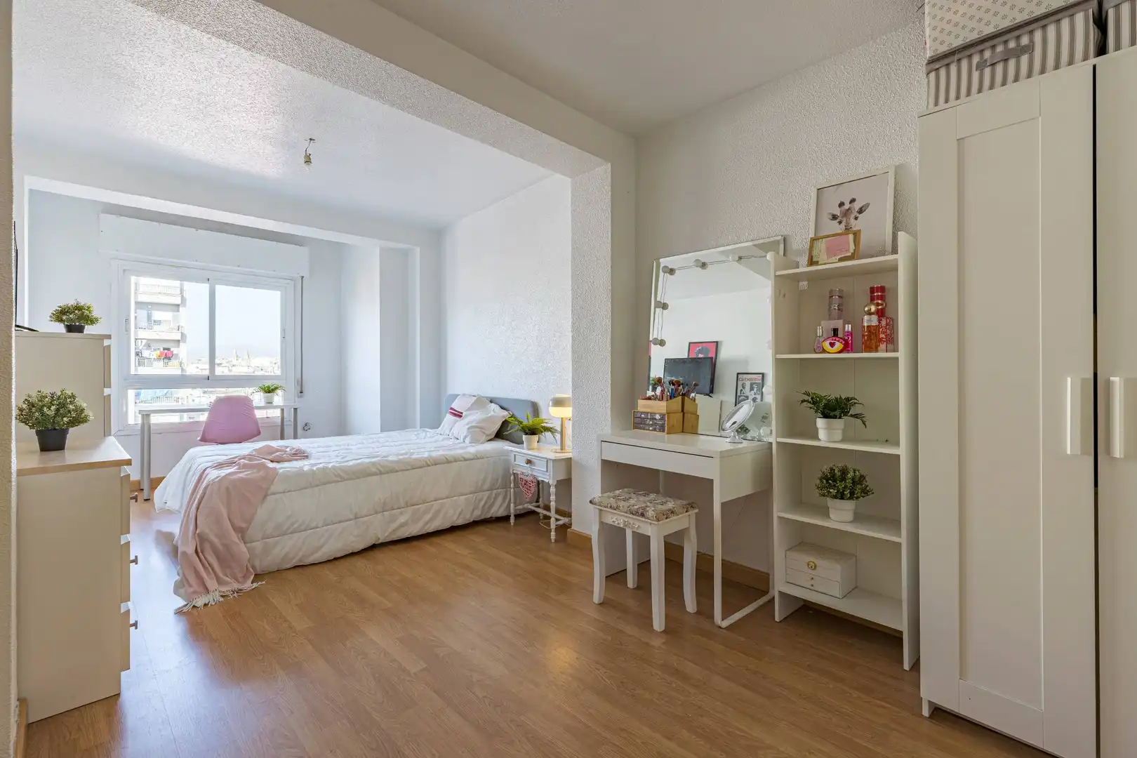 Bedroom of Flat for sale in Alcantarilla  with Air Conditioner, Furnished and Balcony