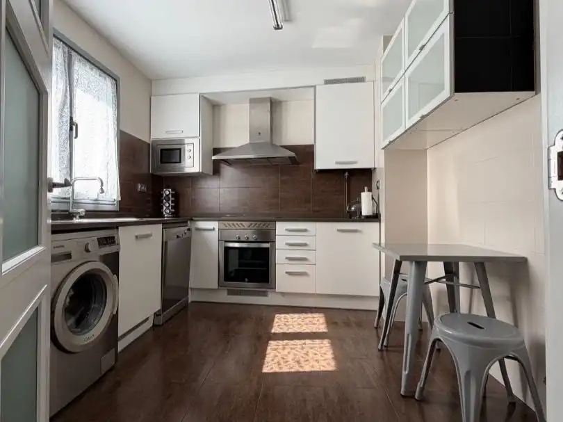 Kitchen of Flat for sale in Avilés  with Heating, Parquet flooring and Storage room
