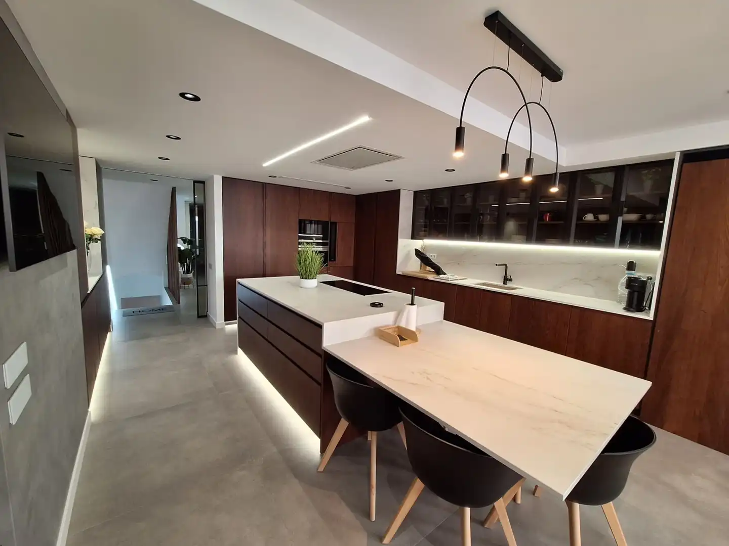 Cocina de Casa adosada en venta en Algemesí con Aire acondicionado, Calefacción y Jardín privado